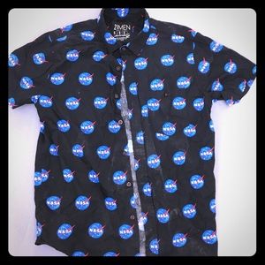 NASA button down